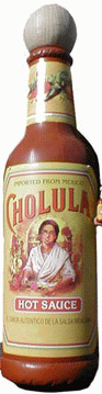 cholua hot sauce - the hot spicy sauce with the wooden cap